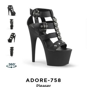 Pleasers heels, gently used, only worn once